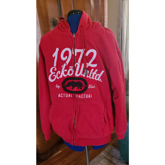 Ecko Unlimited Other - Ecko unltd. mens full zip mens hoodie. Sz.L Red(#)